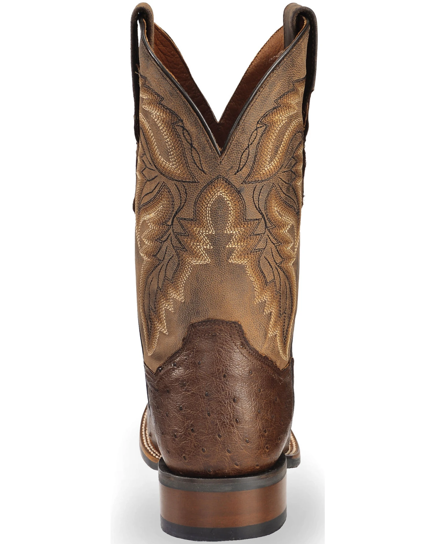 Dan Post Men's Alamosa Full Quill Ostrich Western Boots - Broad Square Toe 3 Dan Post Men's Alamosa Full Quill Ostrich Western Boots - Broad Square Toe