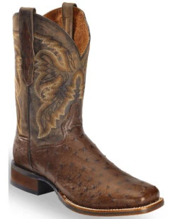 Dan Post Men's Alamosa Full Quill Ostrich Western Boots - Broad Square Toe 10 Dan Post Men's Alamosa Full Quill Ostrich Western Boots - Broad Square Toe -Dan Post 066921 47 P1