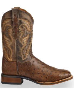 Dan Post Men's Alamosa Full Quill Ostrich Western Boots - Broad Square Toe 15 Dan Post Men's Alamosa Full Quill Ostrich Western Boots - Broad Square Toe -Dan Post 066921 47 RT