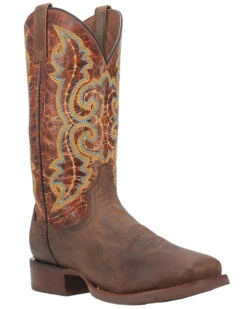 Dan Post Men's Bullhead Crackle Western Performance Boots - Broad Square Toe -Dan Post 2000276164 220 P1