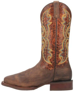Dan Post Men's Bullhead Crackle Western Performance Boots - Broad Square Toe -Dan Post 2000276164 220 P3