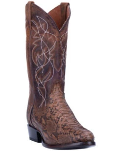 Dan Post Men's Manning Exotic Python Western Boots - Medium Toe -Dan Post 2000285914 200 P1