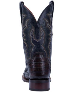 Dan Post Men's Kingsly Caiman Leather Western Boots - Broad Square Toe -Dan Post 2000286036 200 P4