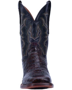 Dan Post Men's Kingsly Caiman Leather Western Boots - Broad Square Toe -Dan Post 2000286036 200 P5