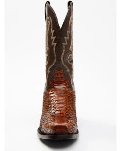 Dan Post Men's Rustic Exotic Python Western Boots - Square Toe -Dan Post 2000337030 235 P4