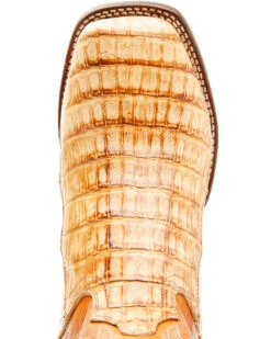 Dan Post Men's Tan Caiman Belly Western Boots - Broad Square Toe -Dan Post 2000344179 280 P6