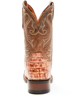 Dan Post Men's Tan Caiman Belly Western Boots - Broad Square Toe -Dan Post 2000344180 280 P5