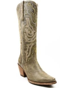 Dan Post Women's Vintage Embroidered Tall Western Boots - Snip Toe -Dan Post 2000344633 341 P1