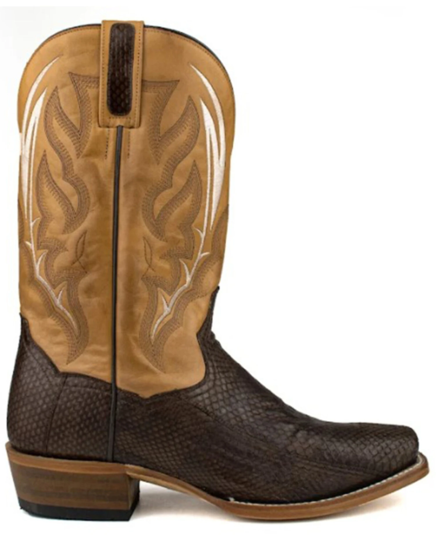 Dan Post Men's Exotic Snake Skin Western Boots - Square Toe 9 Dan Post Men's Exotic Snake Skin Western Boots - Square Toe - Image 7