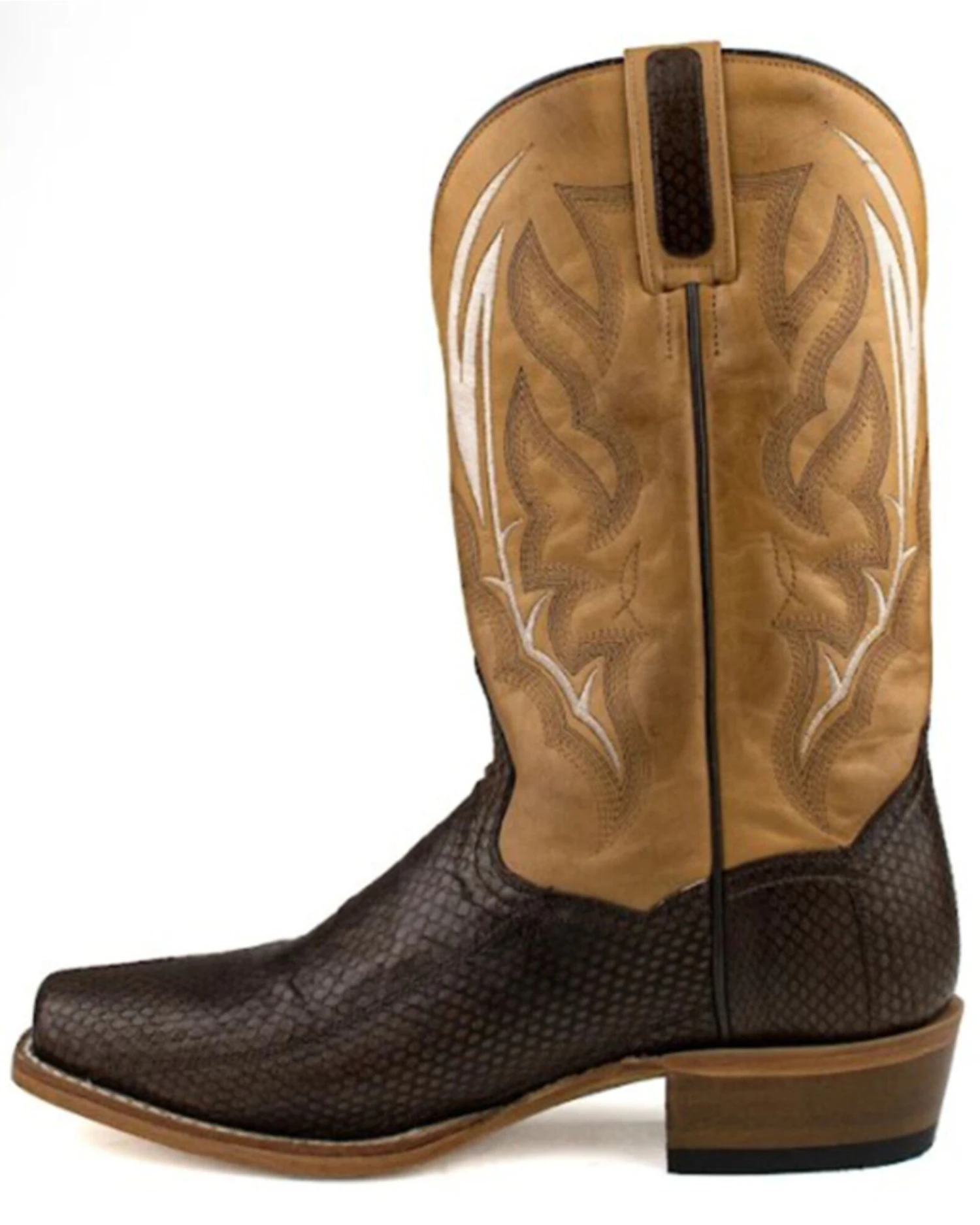 Dan Post Men's Exotic Snake Skin Western Boots - Square Toe 3 Dan Post Men's Exotic Snake Skin Western Boots - Square Toe
