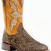Dan Post Men's Exotic Huachinago Fish Western Boots - Broad Square Toe -Dan Post 2000349221 200 P1