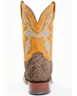 Dan Post Men's Exotic Huachinago Fish Western Boots - Broad Square Toe -Dan Post 2000349221 200 P5