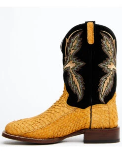 Dan Post Men's Exotic Sea Bass Skin Western Boots - Broad Square Toe -Dan Post 2000349222 200 P3