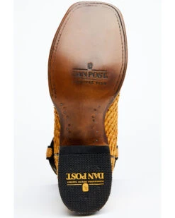 Dan Post Men's Exotic Sea Bass Skin Western Boots - Broad Square Toe -Dan Post 2000349222 200 P7