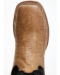 Dan Post Men's Taupe Water Snake Exotic Western Boots - Broad Square Toe -Dan Post 2000354881 251 P6