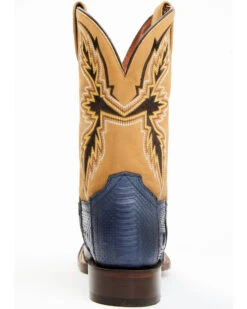Dan Post Men's Exotic Water Snake Western Boots - Broad Square Toe
