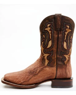 Dan Post Men's Shark Suede Coganc Exotic Western Boots - Broad Square Toe -Dan Post 2000354885 235 P3