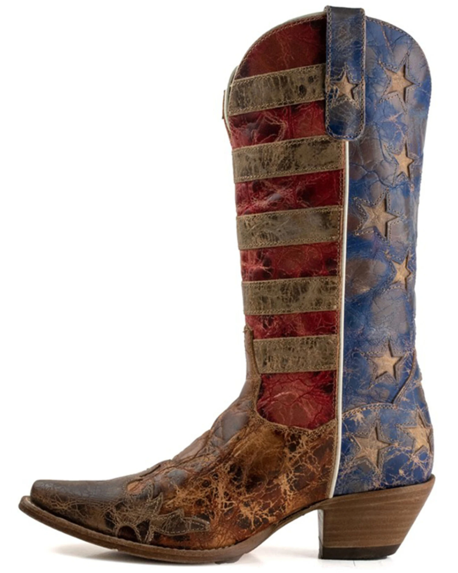 Dan Post Women's Stars & Stripes Western Boots - Snip Toe 6 Dan Post Women's Stars & Stripes Western Boots - Snip Toe - Image 4