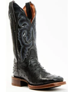 Dan Post Women's Embroidered Ostrich Western Boots - Broad Square Toe -Dan Post 2000361557 001 P1