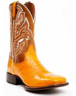Dan Post Men's Buttercup Eel Exotic Western Boots - Broad Square Toe -Dan Post 2000366811 200 P1