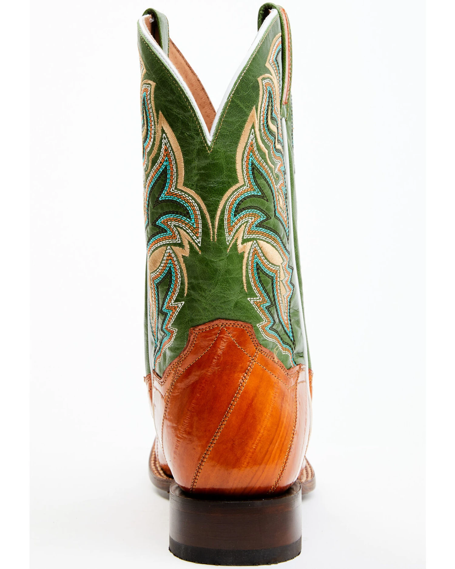 Dan Post Men's Camel Eel Exotic Western Boots - Broad Square Toe 4 Dan Post Men's Camel Eel Exotic Western Boots - Broad Square Toe - Image 2