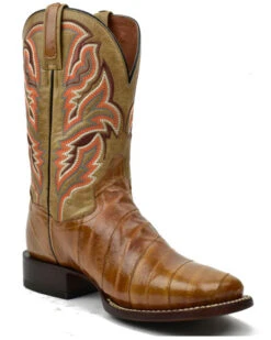 Dan Post Men's Eel Exotic Western Boots - Broad Square Toe -Dan Post 2000366814 200 P1