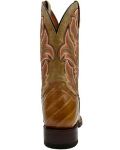 Dan Post Men's Eel Exotic Western Boots - Broad Square Toe -Dan Post 2000366814 200 P5