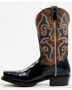 Dan Post Men's Eel Exotic Blue Western Boots - Square Toe -Dan Post 2000366817 900 P3