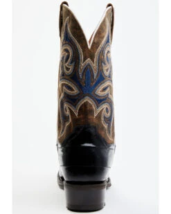 Dan Post Men's Eel Exotic Blue Western Boots - Square Toe -Dan Post 2000366817 900 P5