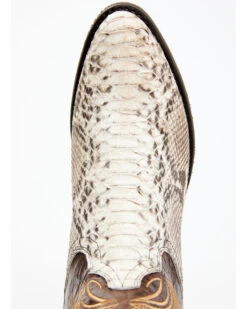 Dan Post Men's Natural Back Cut Python Exotic Western Boots - Medium Toe -Dan Post 2000366825 900 P6