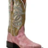 Dan Post Women's Eel Exotic Western Boots - Broad Square Toe
