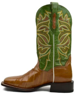 Dan Post Women's Exotic Eel Skin Western Boot - Broad Square Toe -Dan Post 2000367483 300 P3