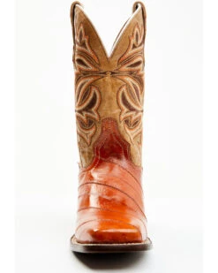 Dan Post Women's Peanut Exotic Eel Western Boot - Broad Square Toe -Dan Post 2000367485 200 P4