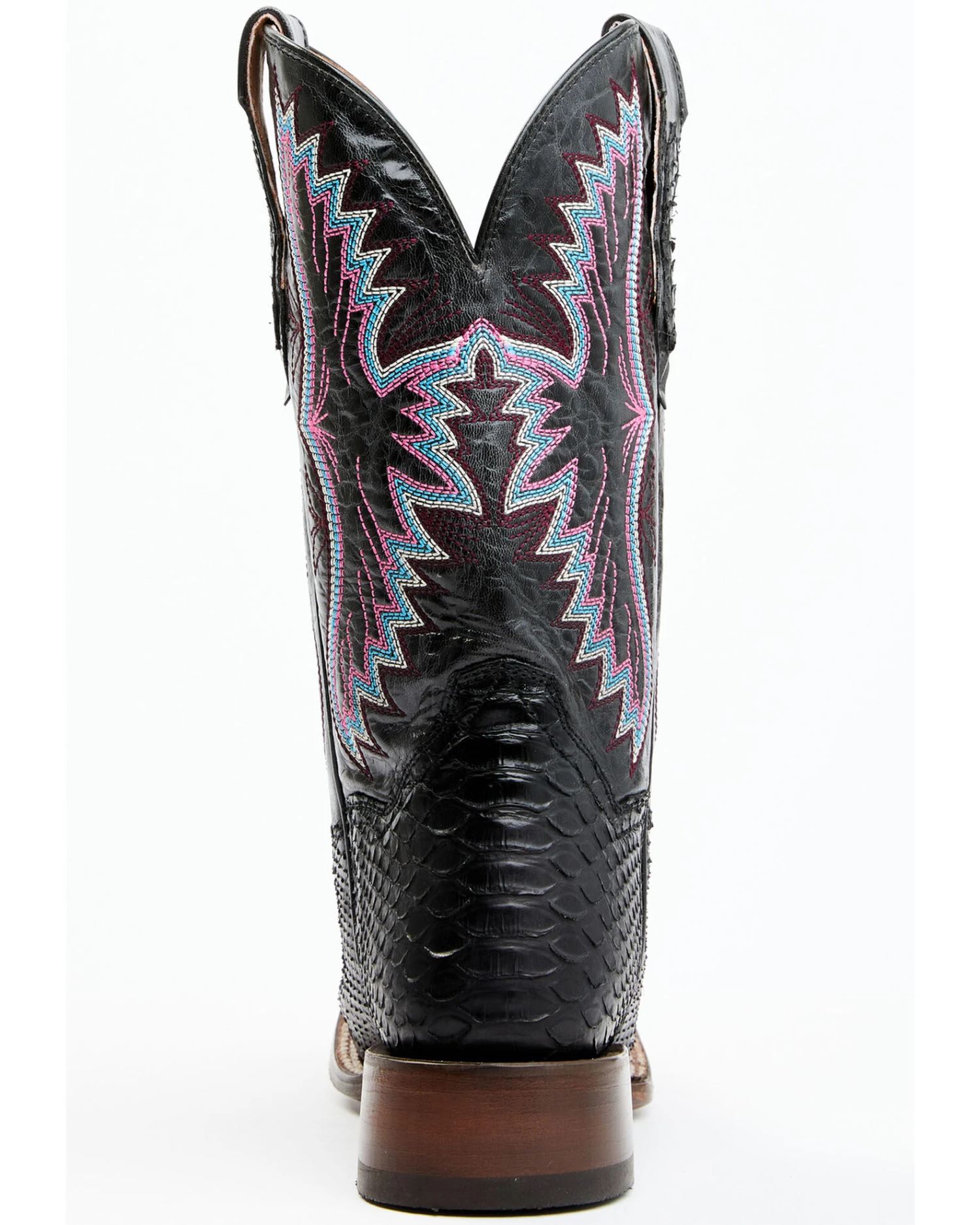 Dan Post Women's Back Cut Python Exotic Western Boot - Broad Square Toe 8 Dan Post Women's Back Cut Python Exotic Western Boot - Broad Square Toe - Image 6