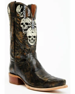 Dan Post Men's 13" Skull Face Tall Western Boot - Snip Toe -Dan Post 2000371041 001 P1