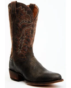 Dan Post Men's Exotic Teju Lizard Leather Tall Western Boots - Round Toe -Dan Post 2000371050 201 P1