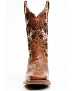 Dan Post Women's Athena Floral Embroidered Western Performance Boots - Broad Square Toe -Dan Post 2000371101 280 P4
