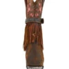 Dan Post Women's Bed Of Roses Fringe Embroidered Western Boot - Snip Toe