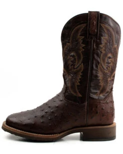 Dan Post Men's Alamosa Hand Ostrich Quill Western Boots - Broad Square Toe -Dan Post 2000375987 200 P3