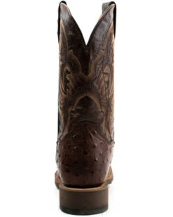Dan Post Men's Alamosa Hand Ostrich Quill Western Boots - Broad Square Toe -Dan Post 2000375987 200 P5