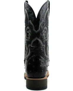 Dan Post Men's Exotic Ostrich Full Quill Western Boots - Broad Square Toe -Dan Post 2000375988 001 P5