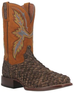 Dan Post Men's Dorsal Sea Bass Exotic Western Boots - Broad Square Toe 14 Dan Post Men's Dorsal Sea Bass Exotic Western Boots - Broad Square Toe -Dan Post 2000378713 240 P1