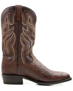Dan Post Men's 12" Hand Quill French Exotic Western Boots - Medium Toe -Dan Post 2000381738 220 P2