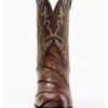 Dan Post Men's Exotic Wrapped Ostrich Leg Western Boots - Snip Toe -Dan Post 2000381784 280 P4