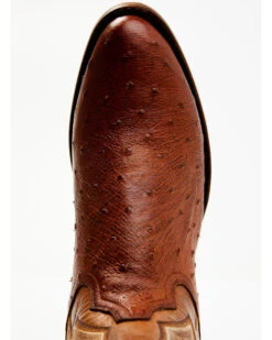 Dan Post Men's Hand Ostrich Quill Exotic Western Boots - Medium Toe -Dan Post 2000381786 235 P6
