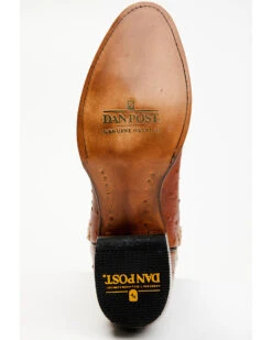 Dan Post Men's Hand Ostrich Quill Exotic Western Boots - Medium Toe -Dan Post 2000381786 235 P7