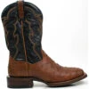 Dan Post Men's 11" Bay Apache Hand Quill Ostrich Exotic Western Boots - Broad Square Toe -Dan Post 2000381789 201 P2