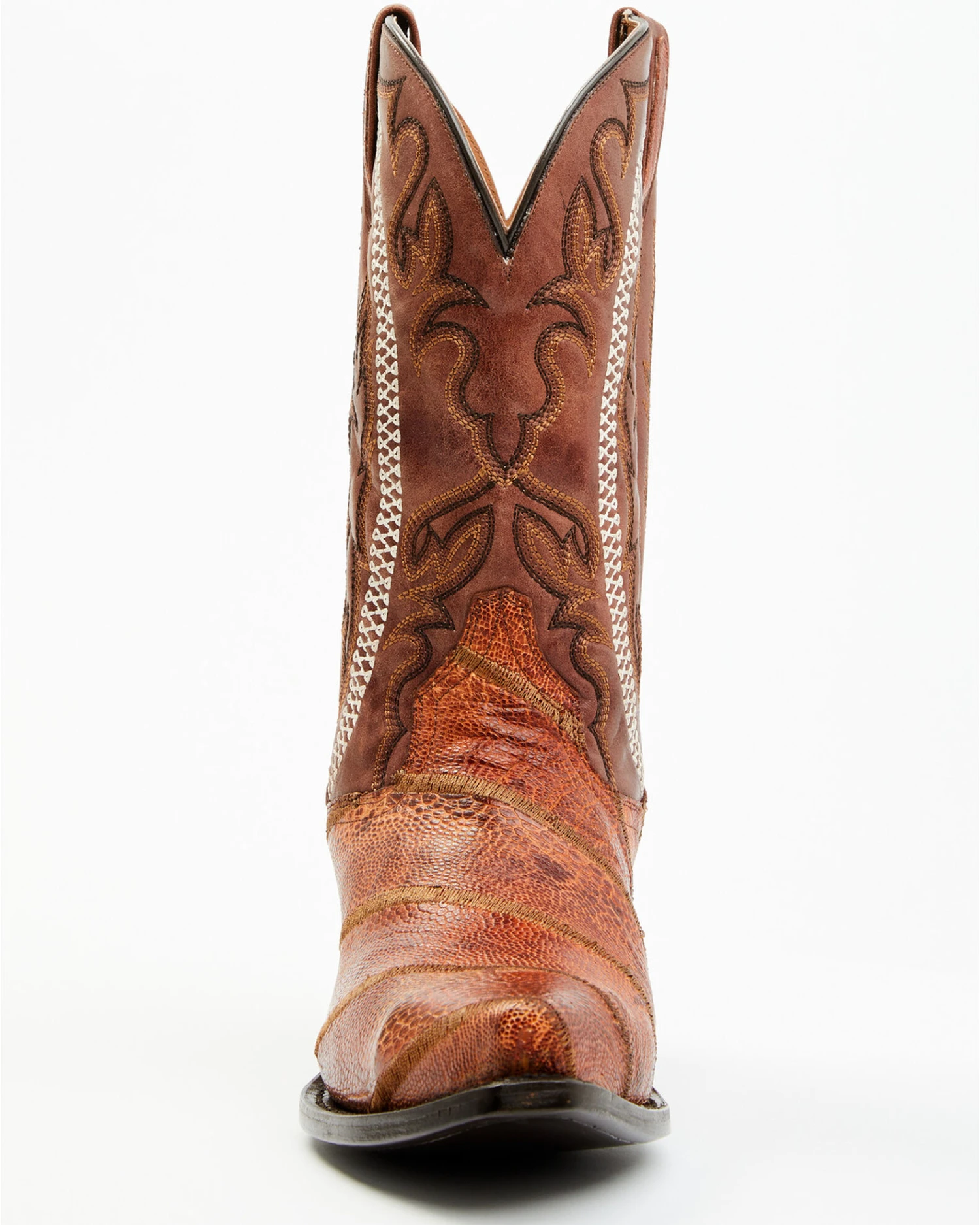 Dan Post Men's Exotic Ostrich Leg Western Boots - Snip Toe 4 Dan Post Men's Exotic Ostrich Leg Western Boots - Snip Toe - Image 2