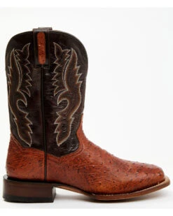 Dan Post Men's Exotic Full-Quill Ostrich Western Boots - Broad Square Toe -Dan Post 2000381798 235 P2