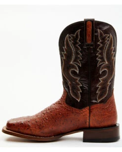 Dan Post Men's Exotic Full-Quill Ostrich Western Boots - Broad Square Toe -Dan Post 2000381798 235 P3